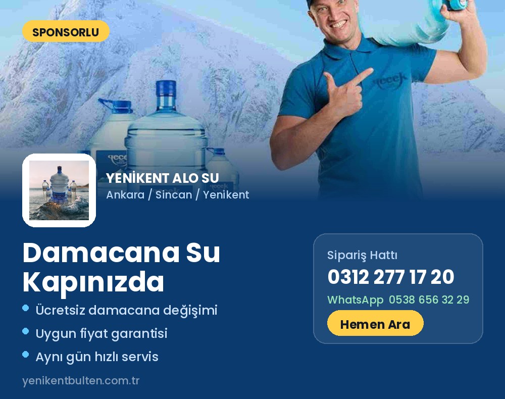 Yenikent Alo Su — Ana Sayfa