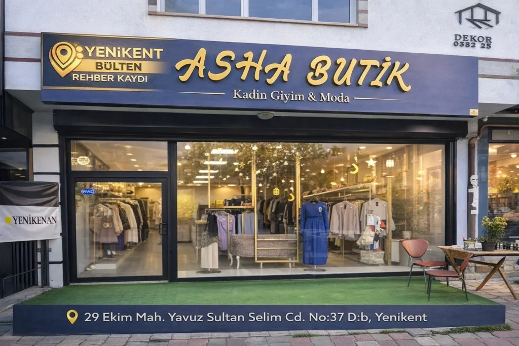 Yenikent ASHA BUTIK Yenikent Bülten Rehber Kaydı