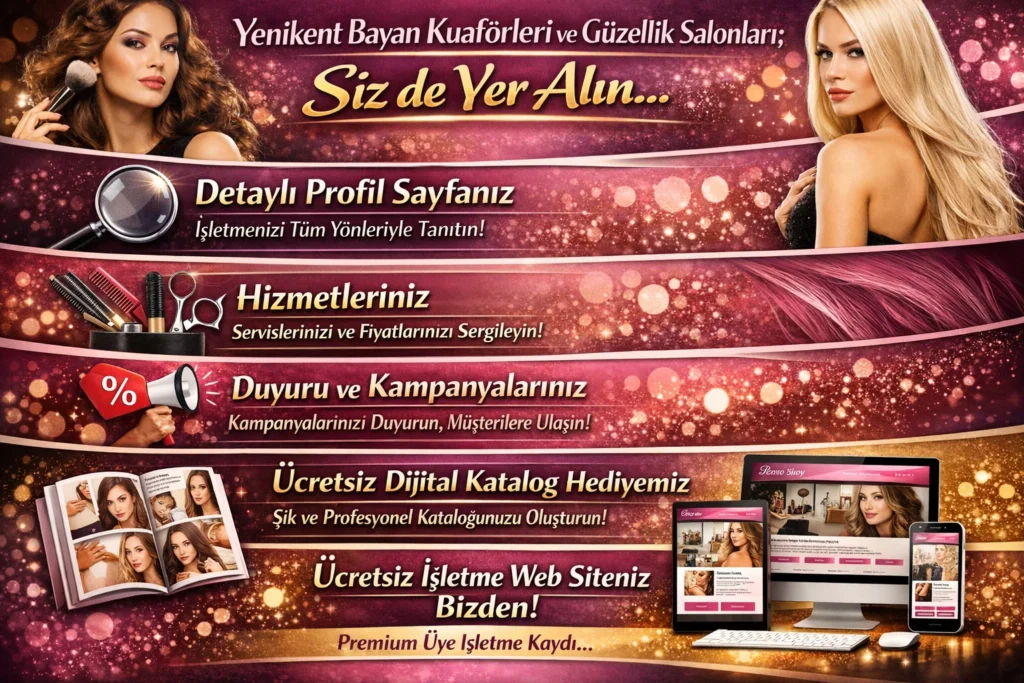Yenikent Bayan Kuaförleri | Güzellik Salonları, Üye İşletme Kaydet