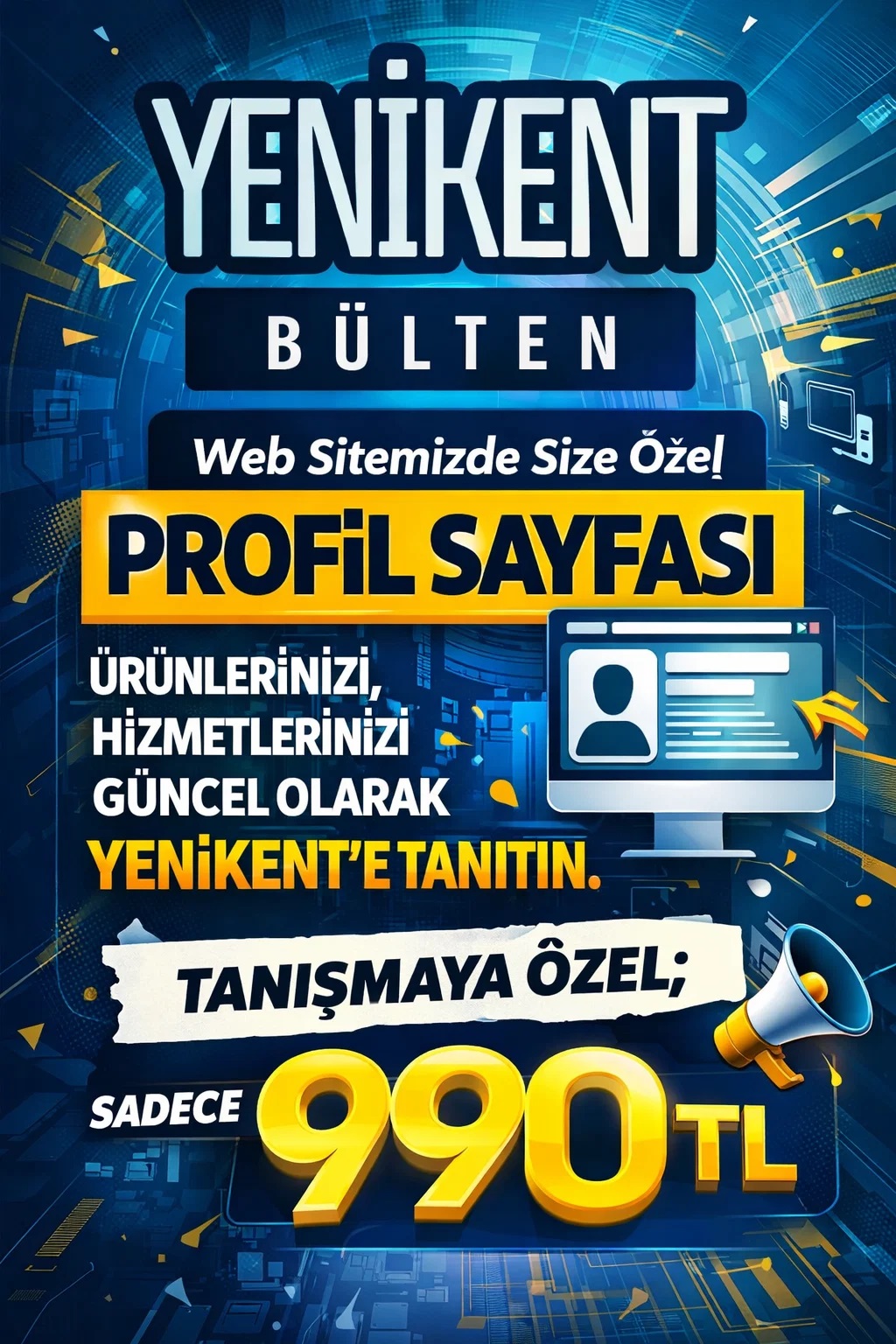 Yenikent Bülten Firmanı Ekle