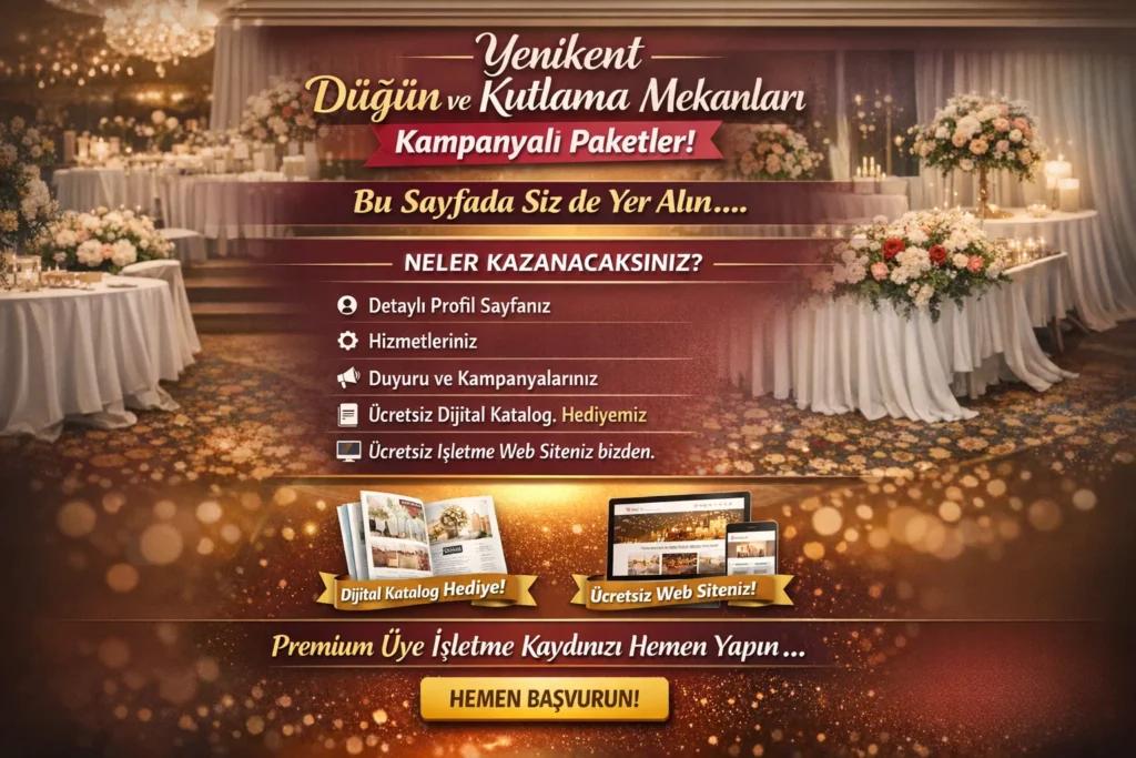 Yenikent Düğün ve Kutlama Mekanları, Kampanyalı Paketler;