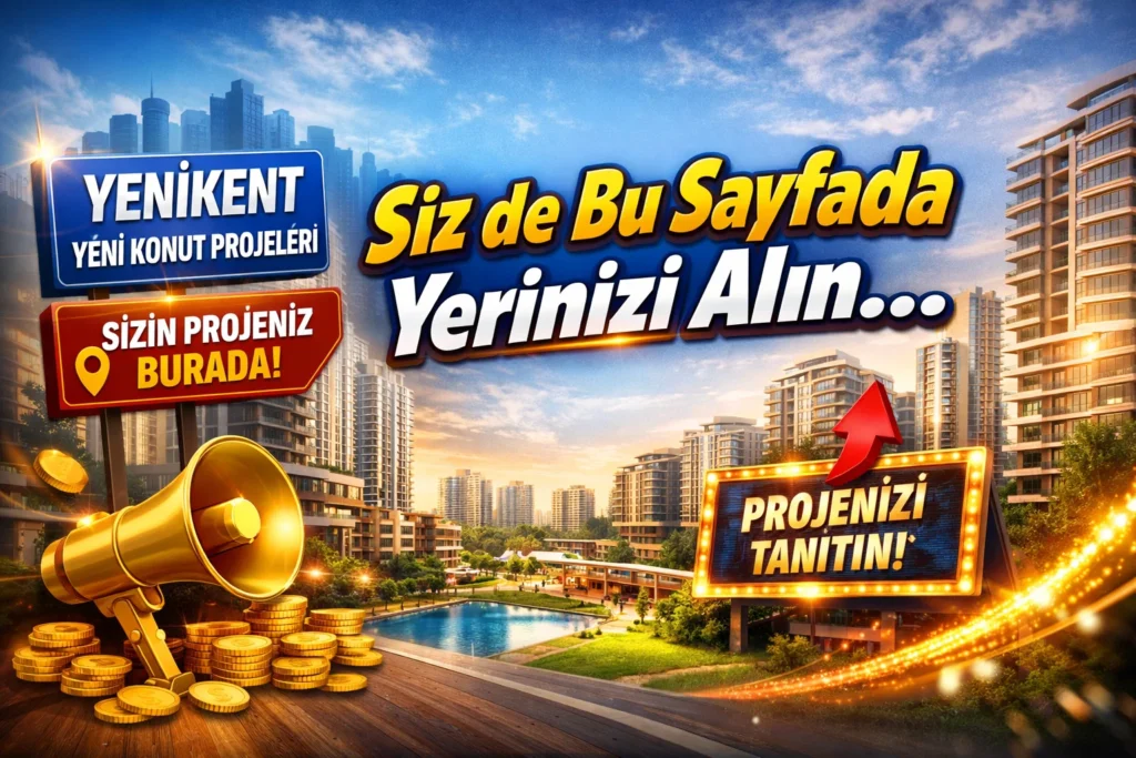 Yenikent Sıfır Konut Projeleri Üye İşletme Kaydı