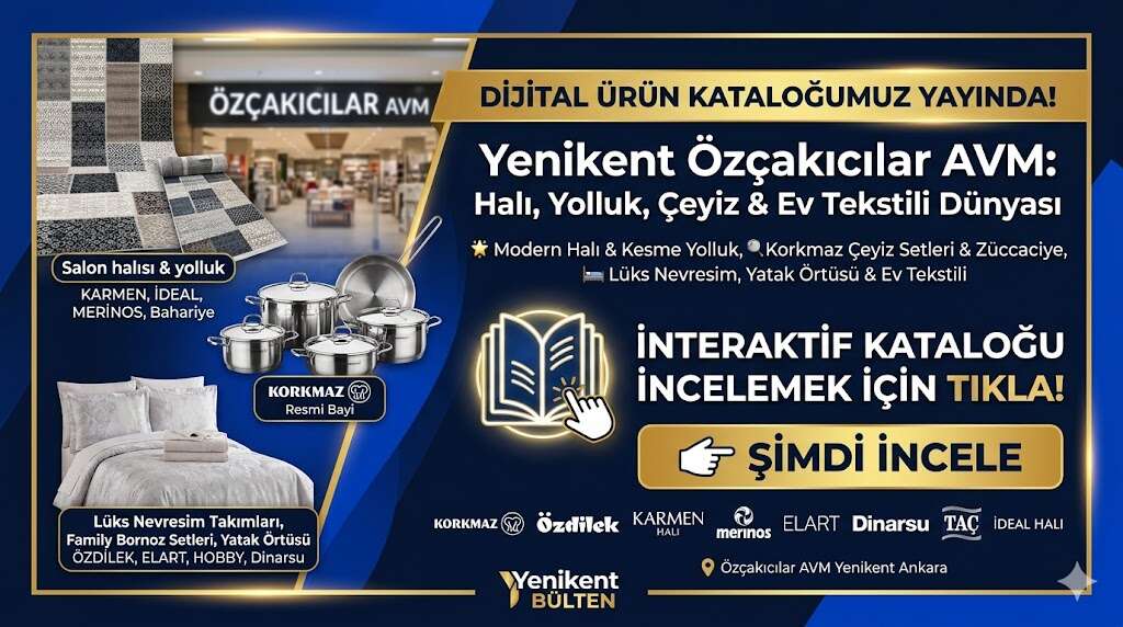 Özçakıcılar AVM Yenikent Dijital Ürün Kataloğu