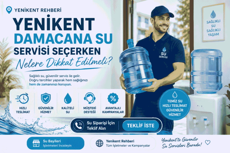 yenikent damacana su servisi