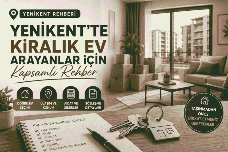 yenikent kiralik ev arayanlar