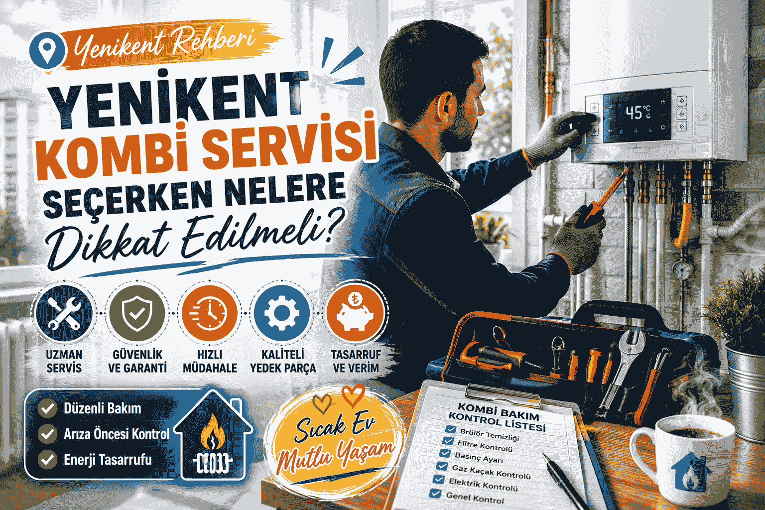yenikent kombi servisi