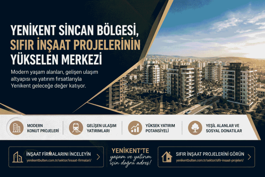 yenikent sincan yeni yasam alanlari