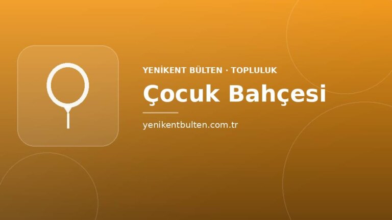 topluluk cocuk bahcesi