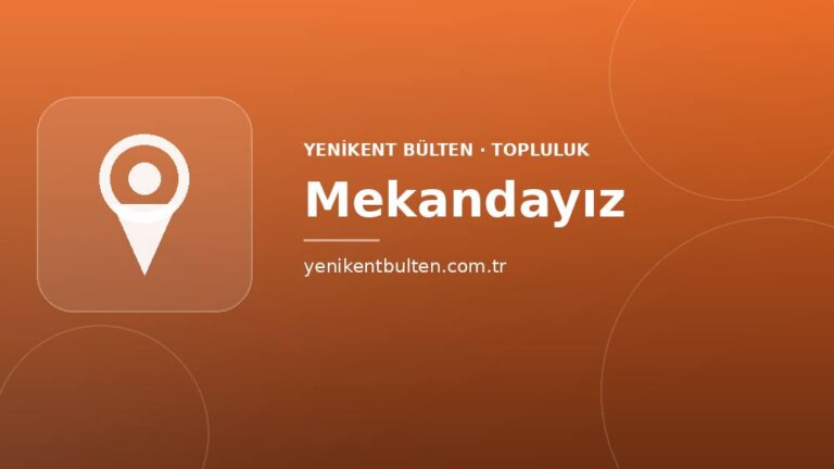 topluluk mekandayiz