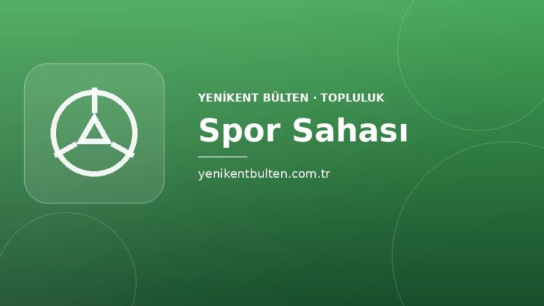 topluluk spor sahasi